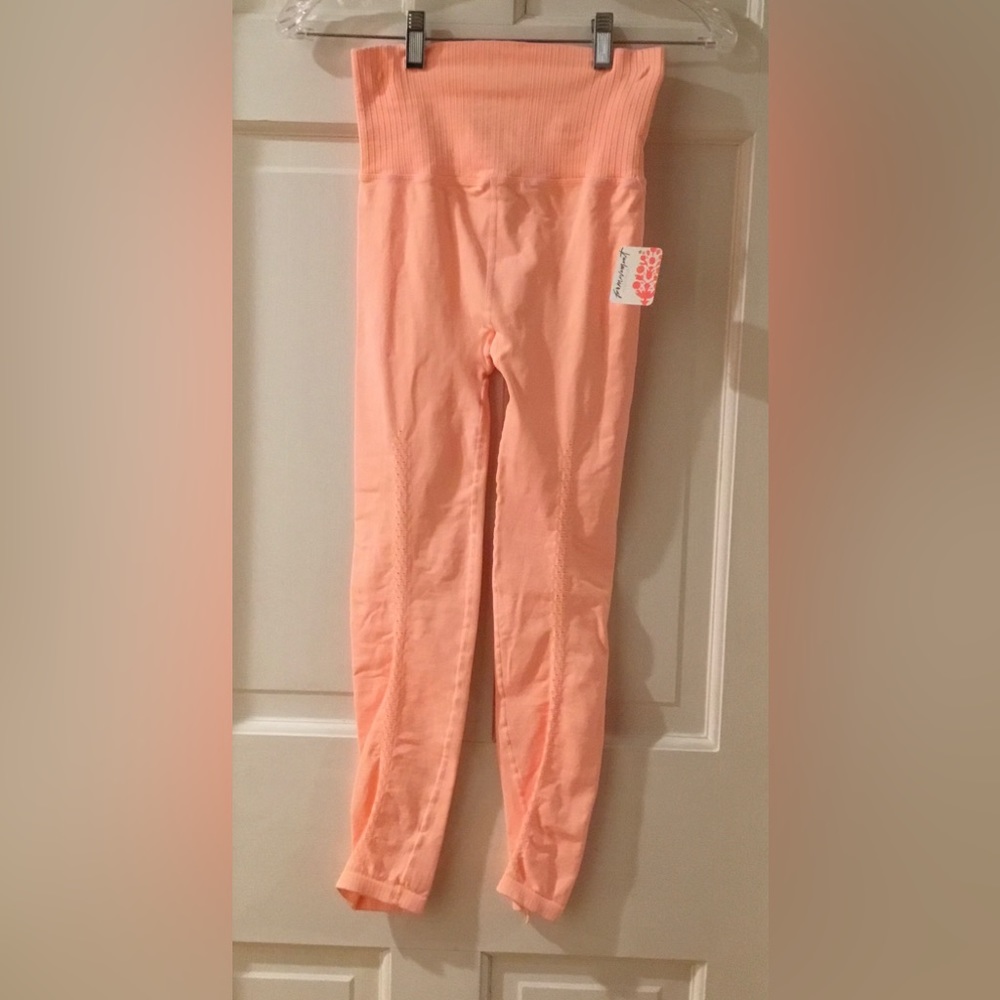 Free People movement Orange Leggings XS NWT